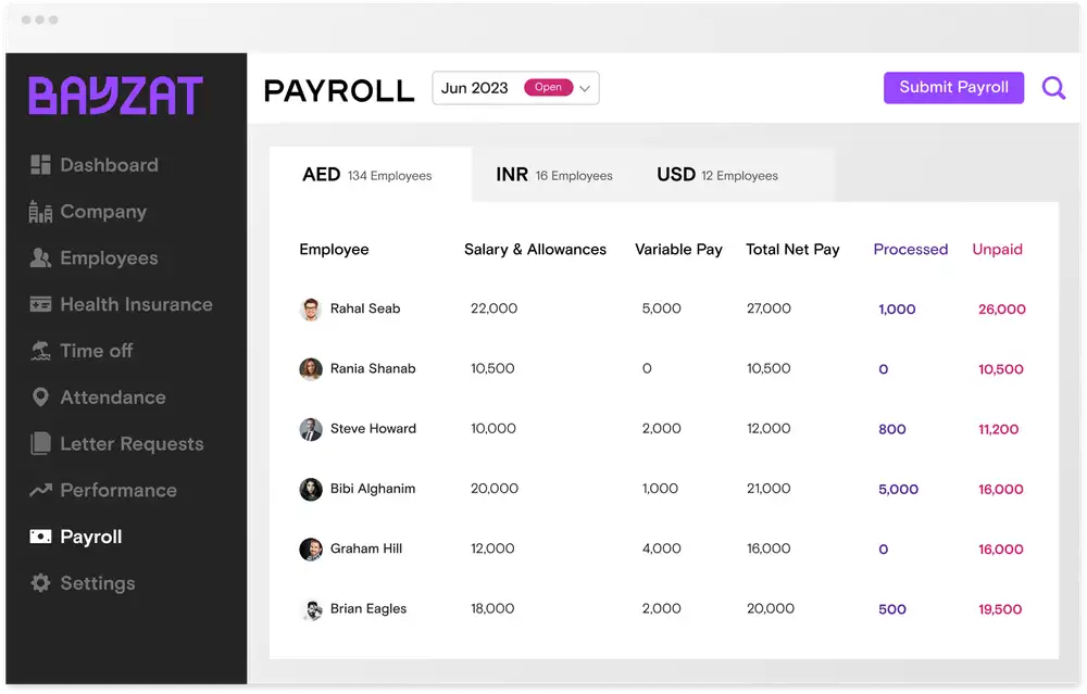 Bayzat Payroll