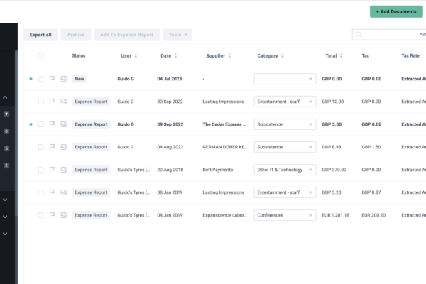 Dext Expense Reports