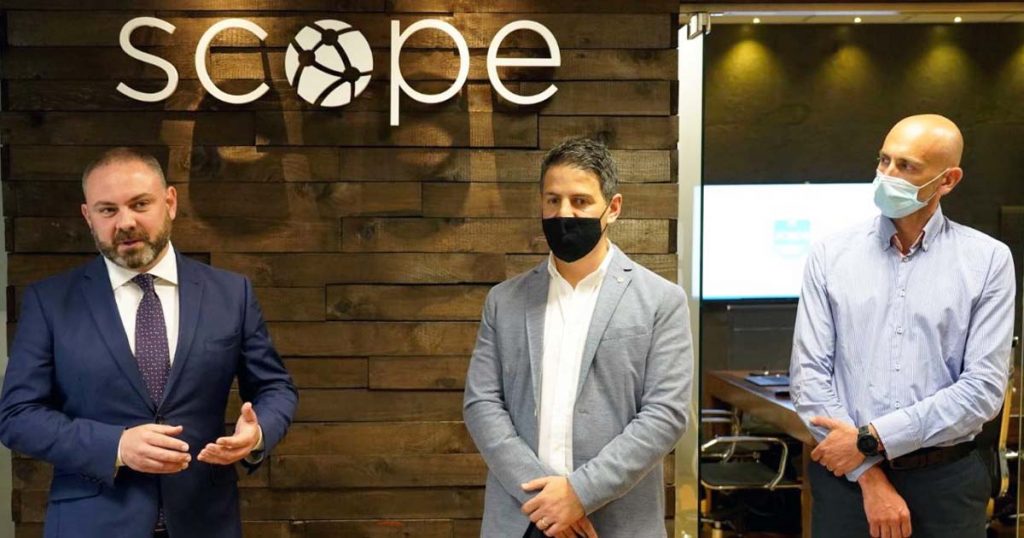 Minister Bonnici visits Scope Offices
