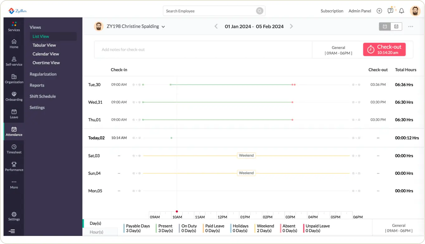 Zoho One HR