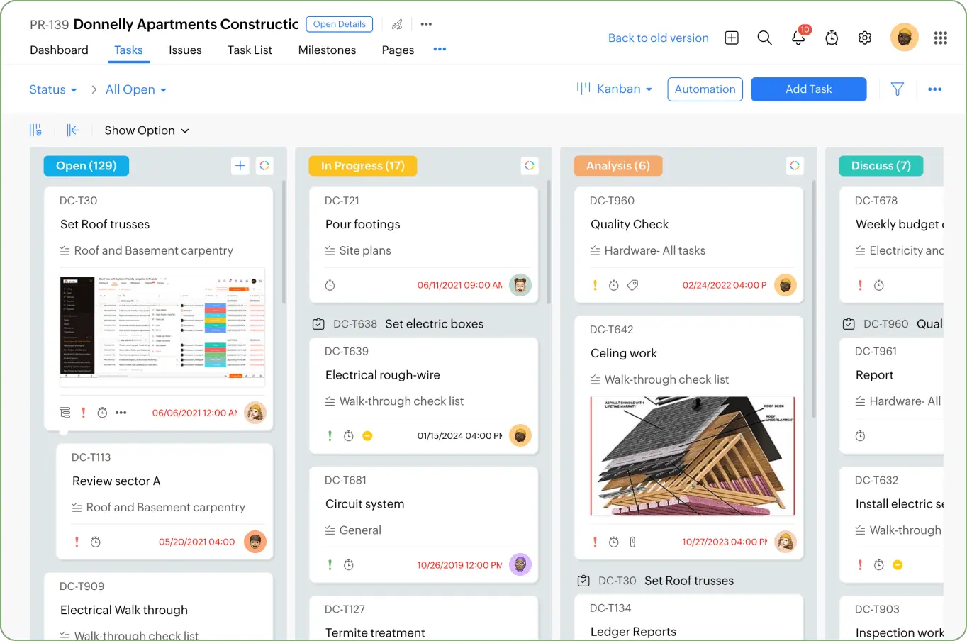Zoho One Projects