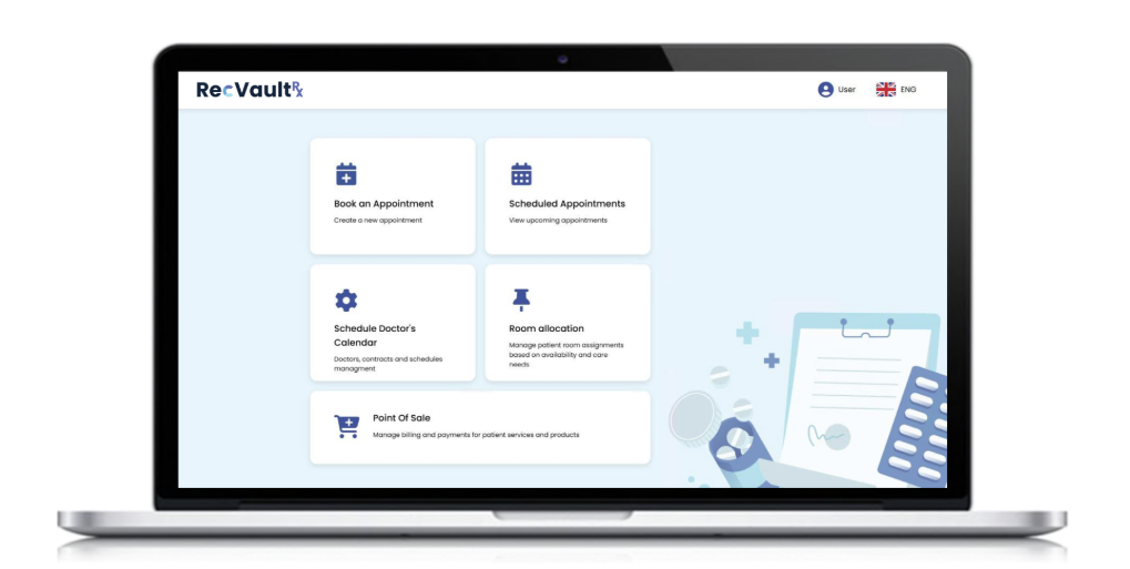 Clinic App Malta RecVault